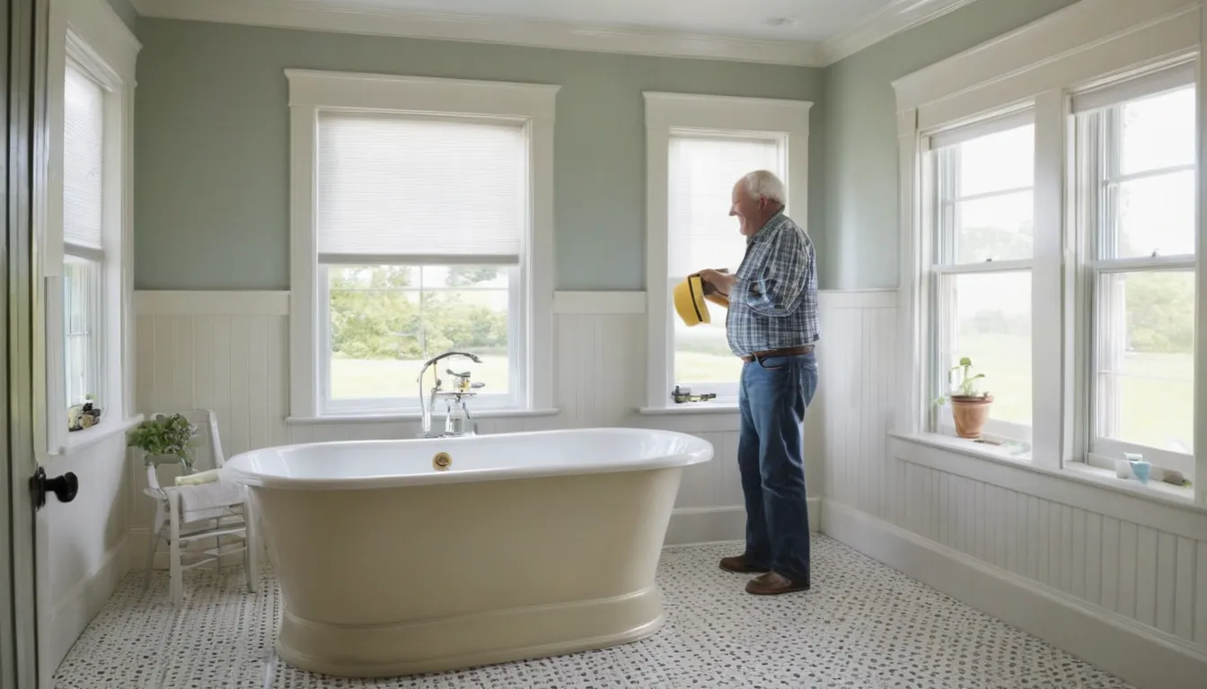 A bright accessible bathroom with a walk-in tub in a Bentleyville home